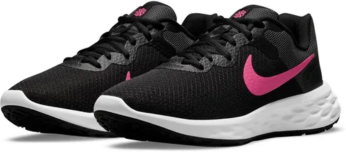 Nike REVOLUTION 6 NEXT NATURE Laufschuh rot|schwarz 36,5 EU - Laufschuhe mit atmungsaktivem Mesh-Obermaterial, ideal für Läufer, die Komfort und Flexibilität suchen. Hochwertige Dämpfung für ein angenehmes Laufgefühl.