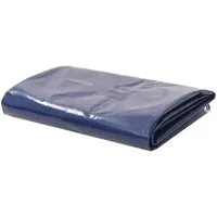 vidaXL Abdeckplane PVC 650g/m² 3x3m Blau - Strapazierfähige Schutzplane - Planen & Abdeckfolien - Hochwertige PVC beschichtete Plane, reißfest, wasserabweisend und UV-beständig, ideal für vielseitige Anwendungen im Freien.