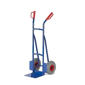 Rollcart Sackkarre Stapelkarre 20-9841, 200kg Tragkraft - Sackkarren mit pannensicheren Vollgummireifen und pulverbeschichteter Konstruktion, ideal für den sicheren Transport von schweren Gütern. Made in Germany, 10 Jahre Garantie.