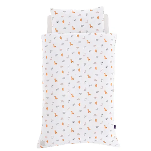Produktbild Träumeland Bettwäsche Jersey Dinolino 100/135 + 40/60 cm