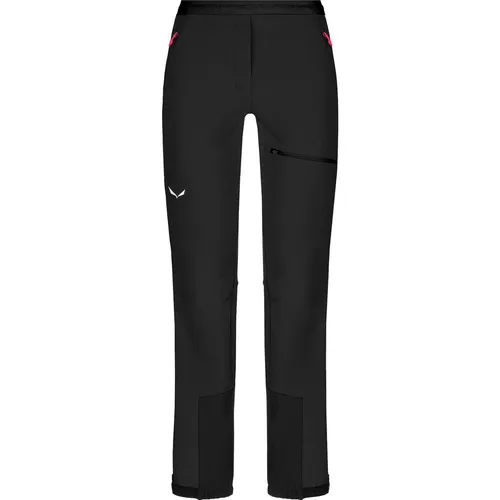 Salewa Sella DST W Light Pants, Black Out, XL - Wanderhose für Damen, leicht und wasserabweisend, ideal für Skitouren mit windfestem und atmungsaktivem Material.