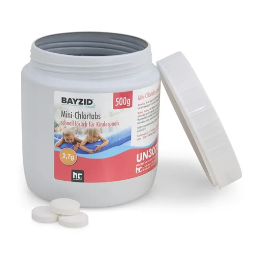 500g BAYZID® Mini - Chlortabs 2,7 g schnell löslich Whirlpools Planschbecken