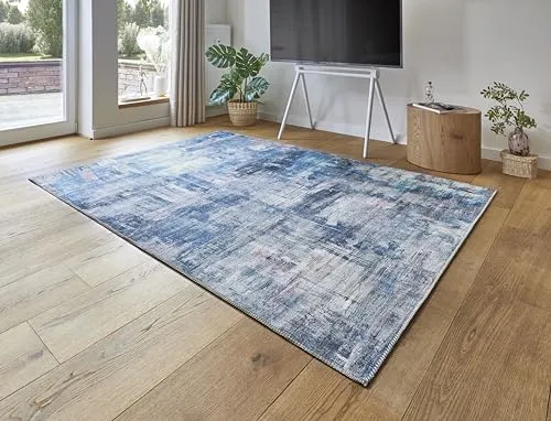 LUXOR living Teppich Prima, rechteckig, 7 mm Kurzflor - Flachgewebe-Teppich mit modernem Design, pflegeleicht und ideal für Saugroboter. Verleiht jedem Raum Eleganz und Komfort, erhältlich in verschiedenen Größen und Farben.