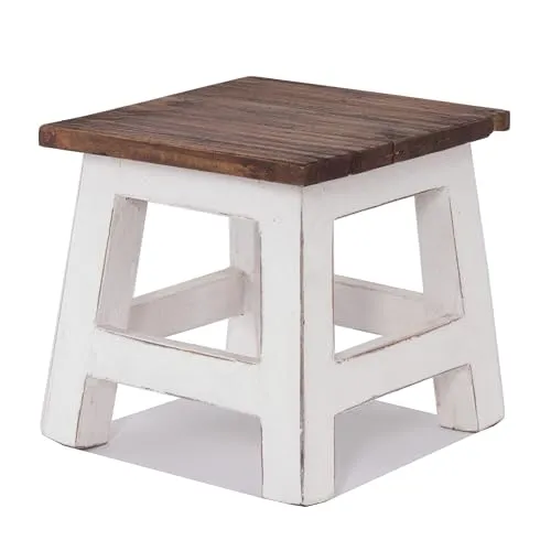 DESIGN DELIGHTS RUSTIKALER Vintage FUSSHOCKER PALO