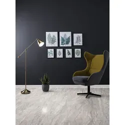 5mm Click-Vinyl CHECK One 2158 Kapellen Marmor - Hochwertiger Vinylboden im Marmor-Look, ideal für gewerbliche und private Räume, mit Trittschall-Dämmung für zusätzlichen Komfort.