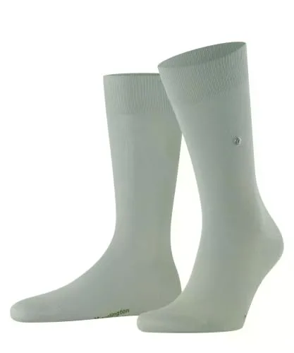 Burlington Herren Socken Lord M So Baumwolle einfarbig 1 Paar, Grün Aqua Gray 7545, 40-46