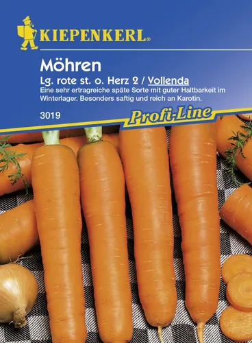 Kiepenkerl Möhre Lange Rote Stumpfe ohne Herz Vollenda Daucus carota ssp. sativus, Inhalt: ca. 6 lfd