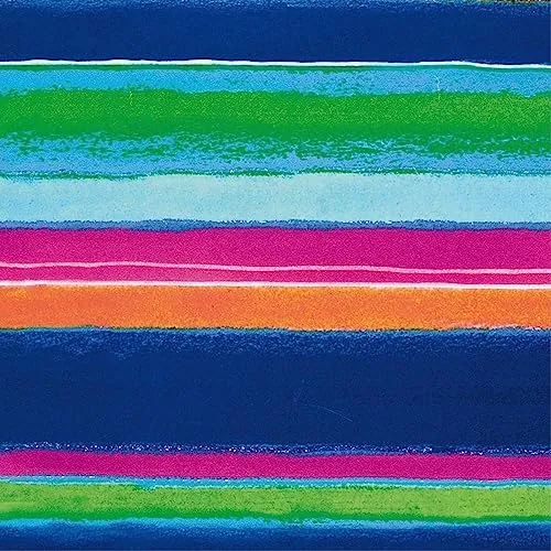 bsb Geschenkpapier Rolle in 70 x 200 cm - Geschenk-Verpackung mit Regenbogenfarben - Geschenk-Papier Geburtstag & mehr - reißfestes Geschenkpapier Kinder & Erwachsen - 1 Rolle