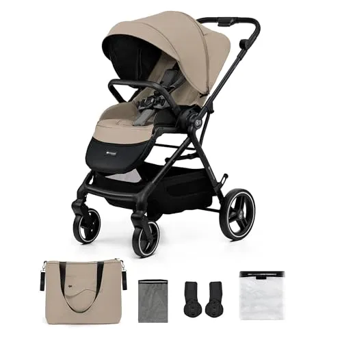 Kinderkraft YOXI Kinderwagen - Robuster Buggy von Geburt bis 22 kg, mit wasserdichten Materialien und UPF50+ Schutz, ideal für aktive Eltern.