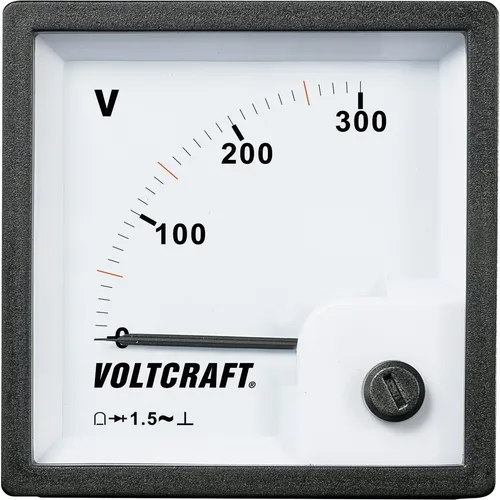 VOLTCRAFT AM-72x72/300V AM-72x72/300V Analog-Einbaumessgerät AM-72x72/300V  3...
