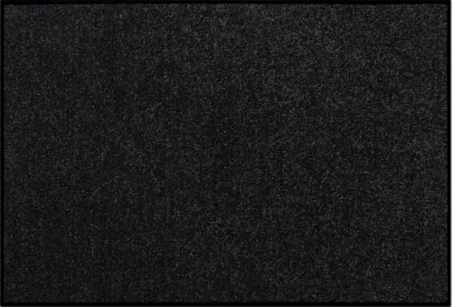 Salonloewe Fußmatte waschbar Schwarz 40x60 cm - Praktische Schmutzfangmatte für drinnen und draußen, waschmaschinengeeignet und modern im Design. Ideal für Flur, Terrasse und Diele.
