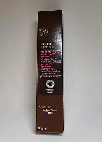 Yves Rocher RICHE CRÈME - Regenerierende Anti-Aging Augencreme - Augencreme für intensive Zellregeneration mit 95 % natürlichen Inhaltsstoffen, ideal gegen Falten und Tränensäcke für einen frischen Blick.