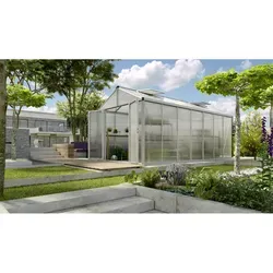 Vitavia Gewächshaus Zeus Comfort 13800, HKP 16mm - Premium Gartenhaus - Garten-Zubehör: Hochwertiges Gewächshaus mit stabiler HKP-Verglasung, ideal für anspruchsvolle Hobbygärtner. Optimaler Schutz und Komfort für Ihre Pflanzen.
