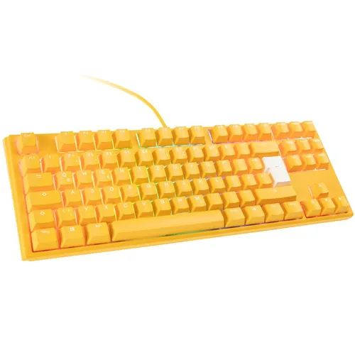 Ducky One 3 Yellow TKL Gaming Tastatur mit RGB LED
