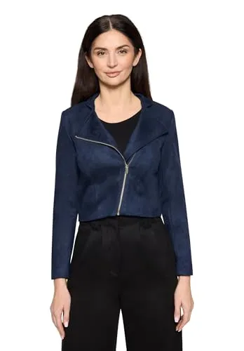 Betty & Co Damen Bikerjacke mit Stehkragen 46