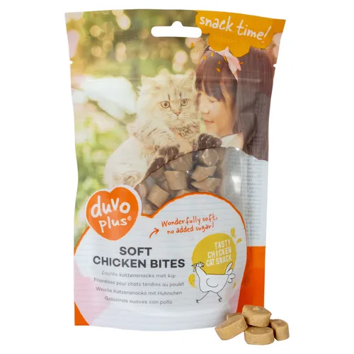 Duvo+ Katzensnack Soft Chicken Bites 50 g, UVP 1,99 EUR, NEU