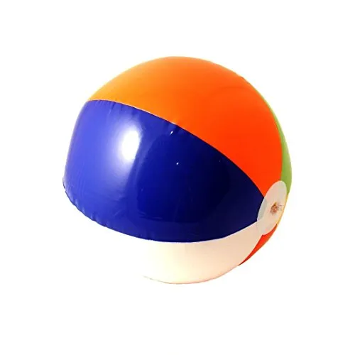 Amakando Wasserball Strandball aufblasbar 40 cm Hawaii Party Beachball Strandparty Badeball Strand Spielzeug Sommer Wasserspielzeug