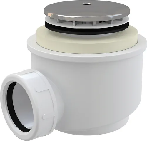 Alcadrain A47CR-50 Ablaufgarnitur für die Duschwannen, verchromt Ø 50