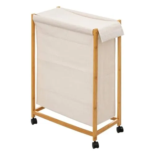 5five Wäschekorb Roller 52L Beige in beige von 5five Simply Smart