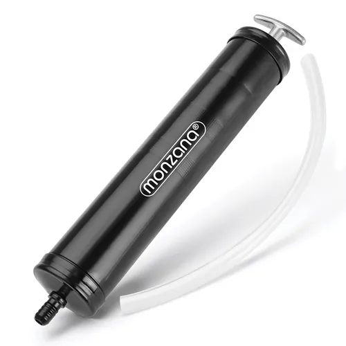 DeubaXXL DE Ölabsaugpumpe 500ml 103206 - Hochwertige Ölabsaugpumpe mit 500 ml Fassungsvermögen. Ideal zum Abpumpen und Umfüllen von Schmiermitteln. Robuster Gummikolben und praktischer T-Griff sorgen für einfache Handhabung und vielseitige Anwendung.