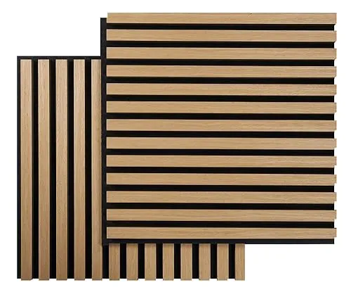 Akustikpaneele SQUARE Light Oak - Wand & Decke – Schallabsorbierendes Paneel aus FSC® 100% Holz, einfach zu montieren und sorgt für ein behagliches Raumklima.