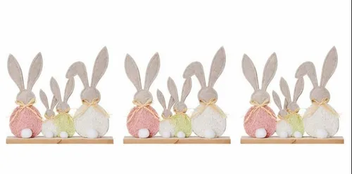 Geschenkestadl Osterhase Osterdeko Hasenfamilie – liebevolle Frühlingsdeko für Zuhause