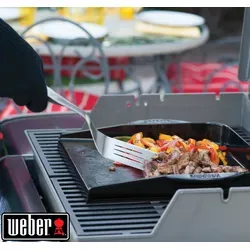 Weber Grillwender Wender Style 6705 - Edelstahl Wender mit Soft Touch Griff, spülmaschinenfest und ideal für perfektes Wenden beim Grillen