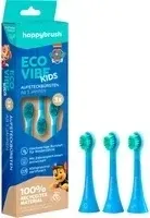 happybrush HAPAW01 ECO VIBE KIDS Aufsteckbürsten für Kinder - Umweltfreundliche Aufsteckbürsten für Kinder ab 3 Jahren, hergestellt aus recycelten Materialien. Die sanften Borsten sorgen für eine effektive Zahnreinigung und unterstützen ein strahlendes Lächeln.