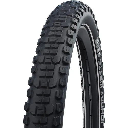 Schwalbe Johnny Watts LR HS604 Reifen, Schwarz - Fahrradreifen mit geringem Rollwiderstand für E-Bikes, ideal für Asphalt und Offroad, bietet langlebigen Pannenschutz und sanftes Rollen.