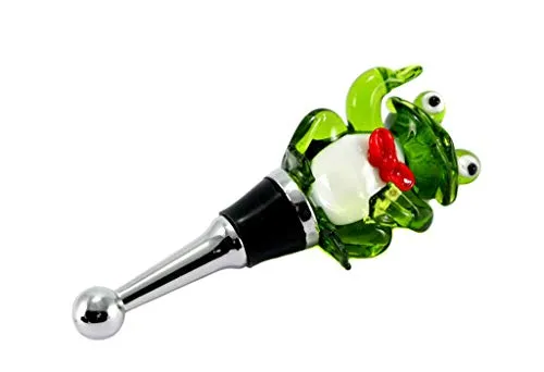 Brillibrum Design Glas Flaschenverschluss Frosch Glaskorken Mit Frosch Figur