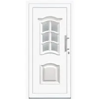 Produktbild Kunststoff-Haustür 110 cm x 210 cm K003 Anschlag Rechts Weiß