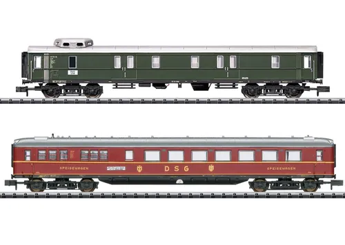 Minitrix Spur N 18286 Schnellzugwagen-Set 1 D 96 der DB von Trix