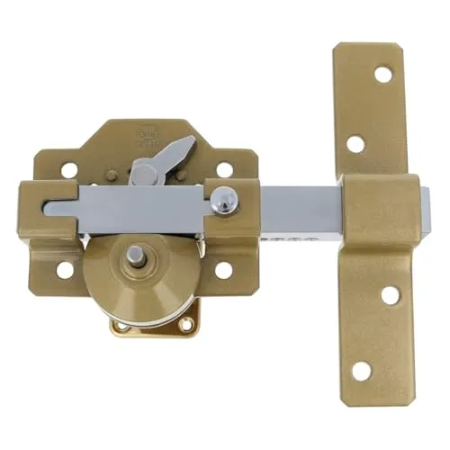 Amig – Türschloss | Overlay-Sperre | 88 x 153 mm | Martelé | 70 mm Sicherheitszylinder und Öffnungsriegel | Beständig gegen Herausziehen, Reißen und Bruch | Ideal für Eingangstüren