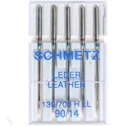 Schmetz Leder-Nadeln 5er Packung Stärke 90 von Schmetz