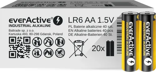 everActive Industrial Alkaline LR6 AA 40szt (EVLR6S2IK)