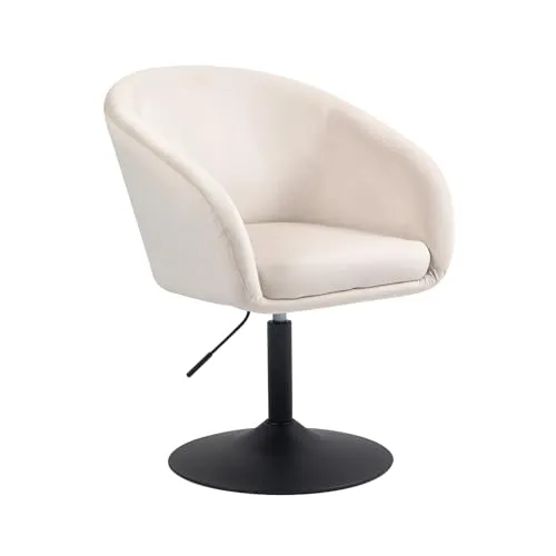 SVITA JAMAIKA Loungesessel - Höhenverstellbar und Elegant - Sessel mit weichem Samtbezug und geschwungener Form, ideal für Komfort und Stil. Höhenverstellbar und vielseitig einsetzbar, perfekt für jeden Raum.