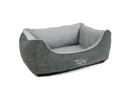 TrendPet VitaBed - Orthopädisches Hundebett mit 5cm Memofoam (80x70cm)