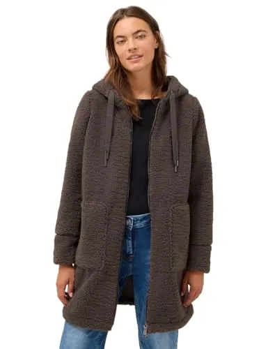 CECIL Kurzmantel für Damen, Gr. XXL (46) in mushroom taupe von CECIL