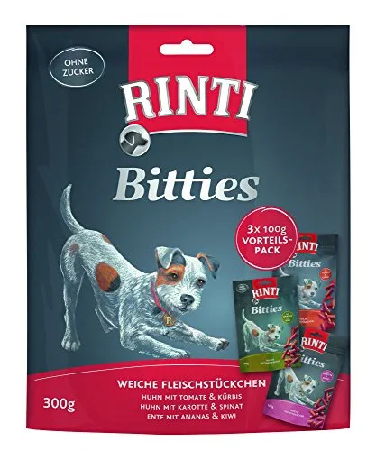 Rinti EXTRA Bitties Multipack mit 3 Sorten 3x100g Größe 1 x 300g