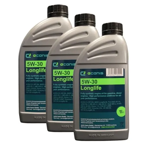 Motoröl 1 Liter 5W-30 C3 SN ECANIS Longlife Hydrocrack HC-Öl für diverse PKW