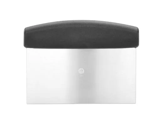 HENDI Teigschneider, mit Polypropylen Griff, Teigschaberkarte, Teigspachtel, Teigschneider, Geschirrspülmaschinengeeignet, 150x110mm, Edelstahl