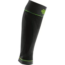 Bauerfeind Bandage Compression Sleeves Lower Leg - Handbandagen für optimale Kompression, ideal für Sportarten wie Fußball und Tennis, atmungsaktiv und in stylischem Schwarz/Limette.