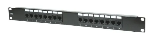 Produktbild Intellinet 519526 16-Port Cat6 Patchpanel UTP 1 HE 19