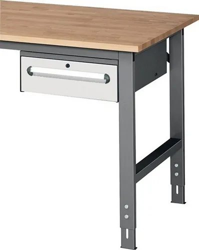RAU Unterbau E-US-1-1A-51356.991 - Unterbauschrank anthrazitgrau - Robuster Unterbauschrank H175xB440xT600mm mit 1 Schublade. Ideal für Werkbänke, pulverbeschichtet und bis 35 kg belastbar. Perfekte Lösung für Ihren Arbeitsplatz.