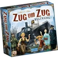 Days of Wonder Zug um Zug Weltreise - Familienspiel für 2-5 Spieler, strategisches Abenteuer mit Schiffrouten und doppeltem Spielplan, ab 10 Jahren
