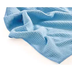 MegaClean Mikrofaser Waffeltuch 50x70cm blau