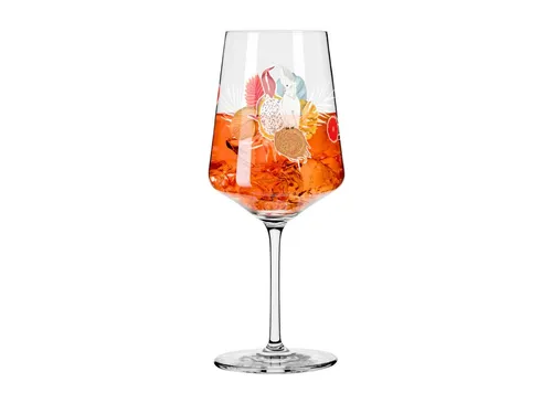 Ritzenhoff Aperizzo 4er-Set SOMMERRAUSCH - Farbenfrohe Kristallgläser, ideal für erfrischende Drinks und spülmaschinengeeignet