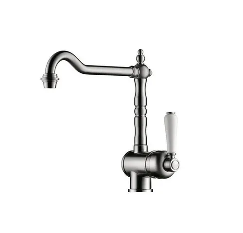 Naber Passato 2 Einhebelmischer altsilber - Hochdruck Einhebelmischer für die Küche, elegantes altsilber Design und einfache Handhabung für optimalen Komfort.