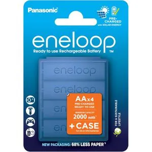 Panasonic Akku Eneloop BK-3MCDE, 1,2 V, 2000 mAh, AA, NiMH, 4 Stück