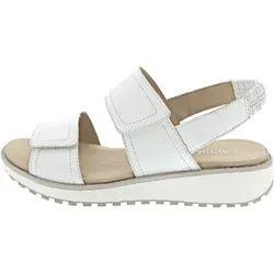 Caprice Keilsandalette - Bequeme Riemchensandale mit Gummizug - Wanderschuhe in Größe 38 EU, ideal für den Sommer. Bequem mit 4,5 cm Keilabsatz und gepolsterter Innensohle aus Leder für höchsten Tragekomfort.